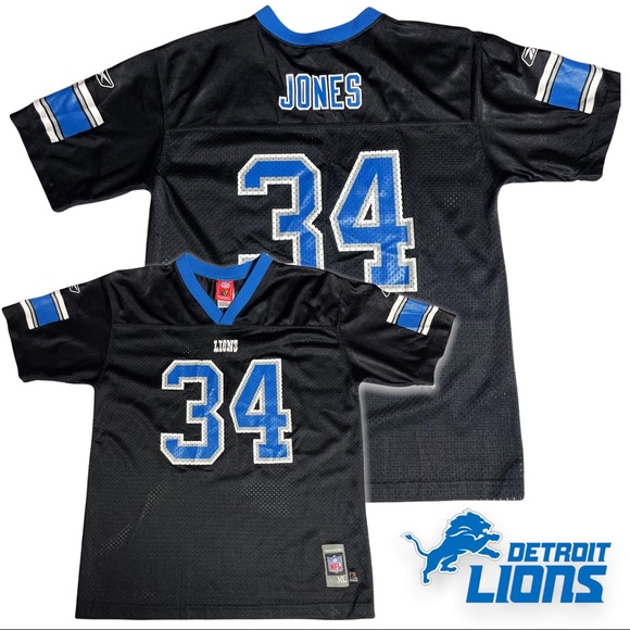 Reebok Other - Vintage Detroit Lions Kevin Jones #34 Jersey Reebok Youth XL NFL Football